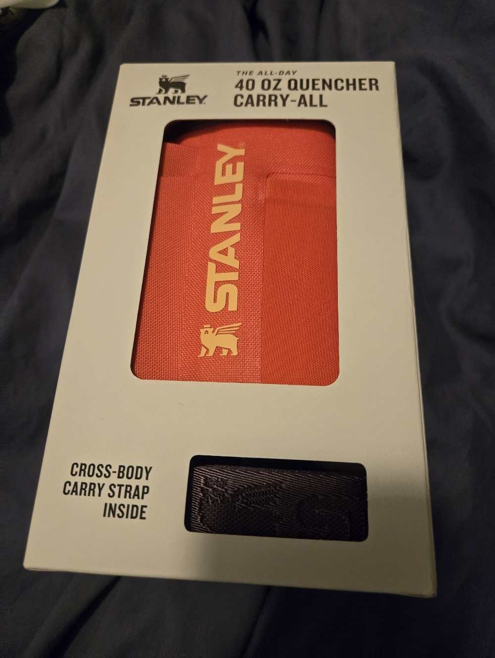 Stanley Coral And Purple 40oz Quench3r Carry-All